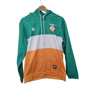 O'Neills Irish Offaly GAA Retro Hoodie Sz L